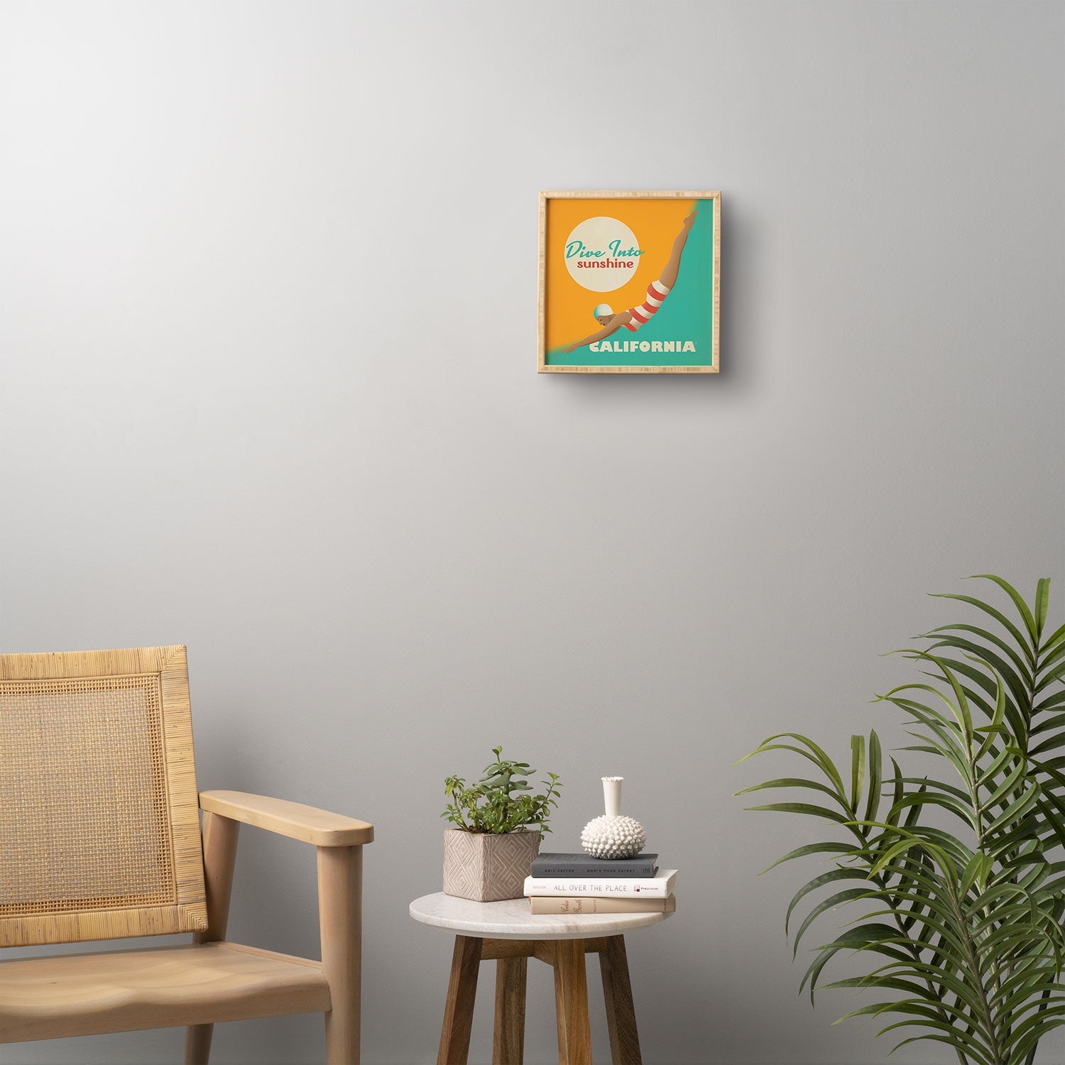 Anderson Design Group Dive California Framed Wall Art