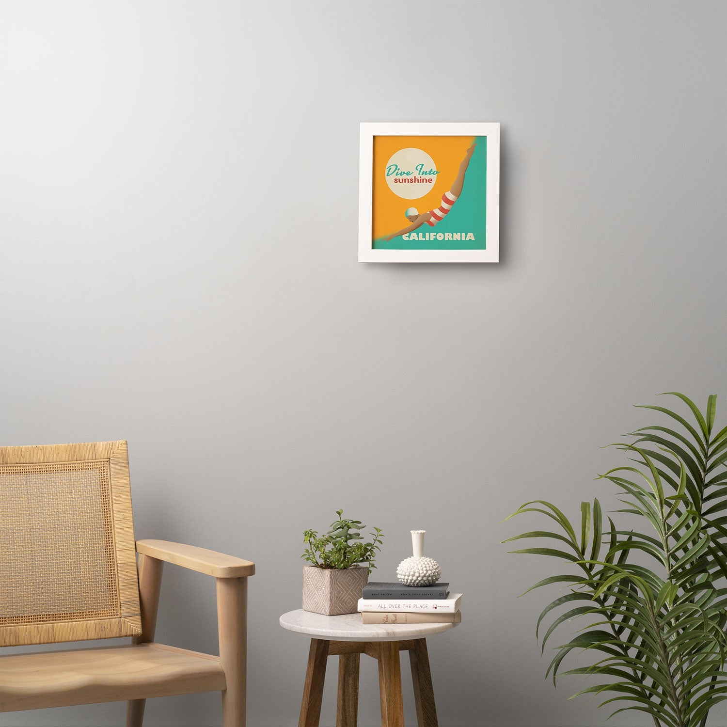 Anderson Design Group Dive California Framed Wall Art