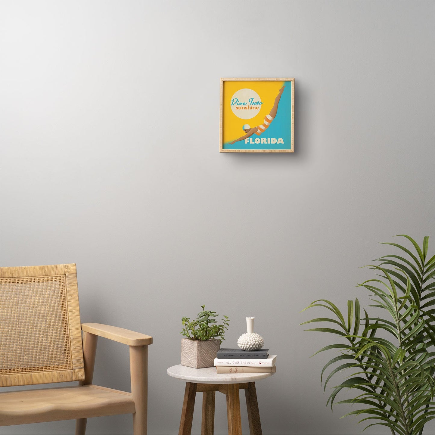 Anderson Design Group Dive Florida Framed Wall Art