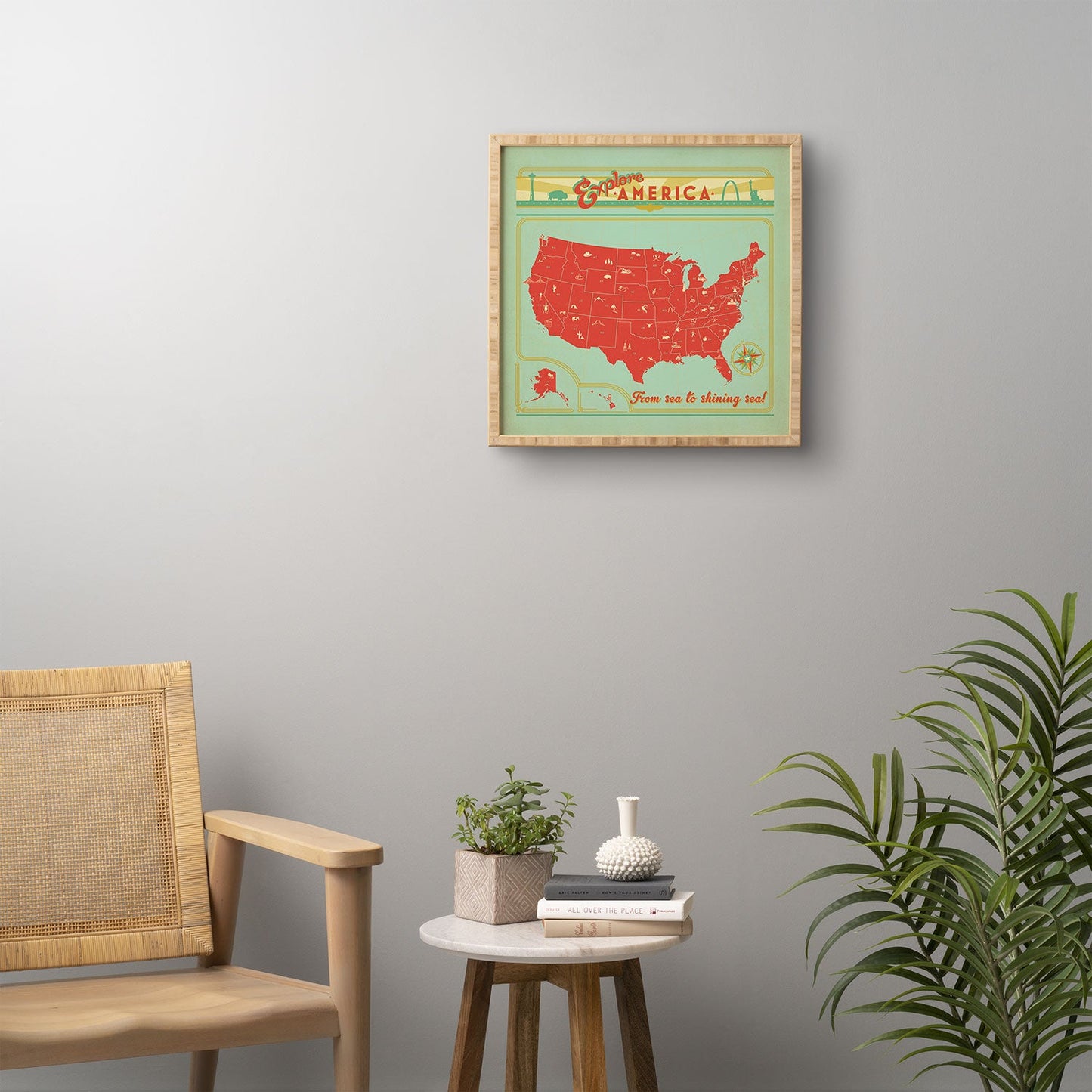 Anderson Design Group Explore America Framed Wall Art