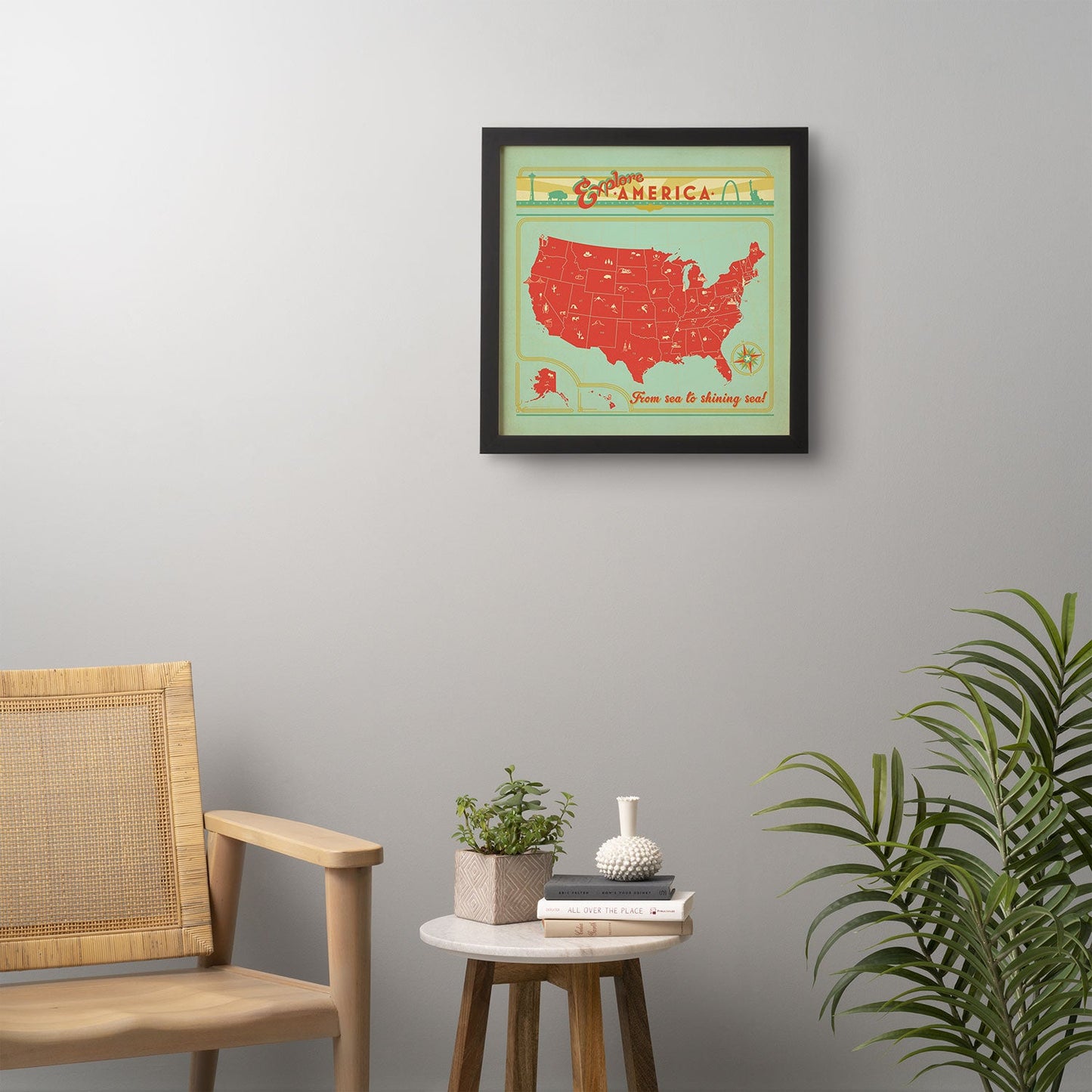 Anderson Design Group Explore America Framed Wall Art