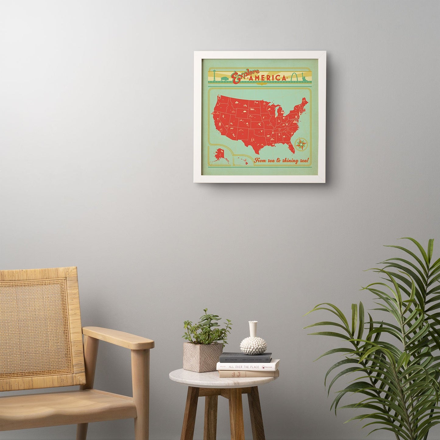 Anderson Design Group Explore America Framed Wall Art