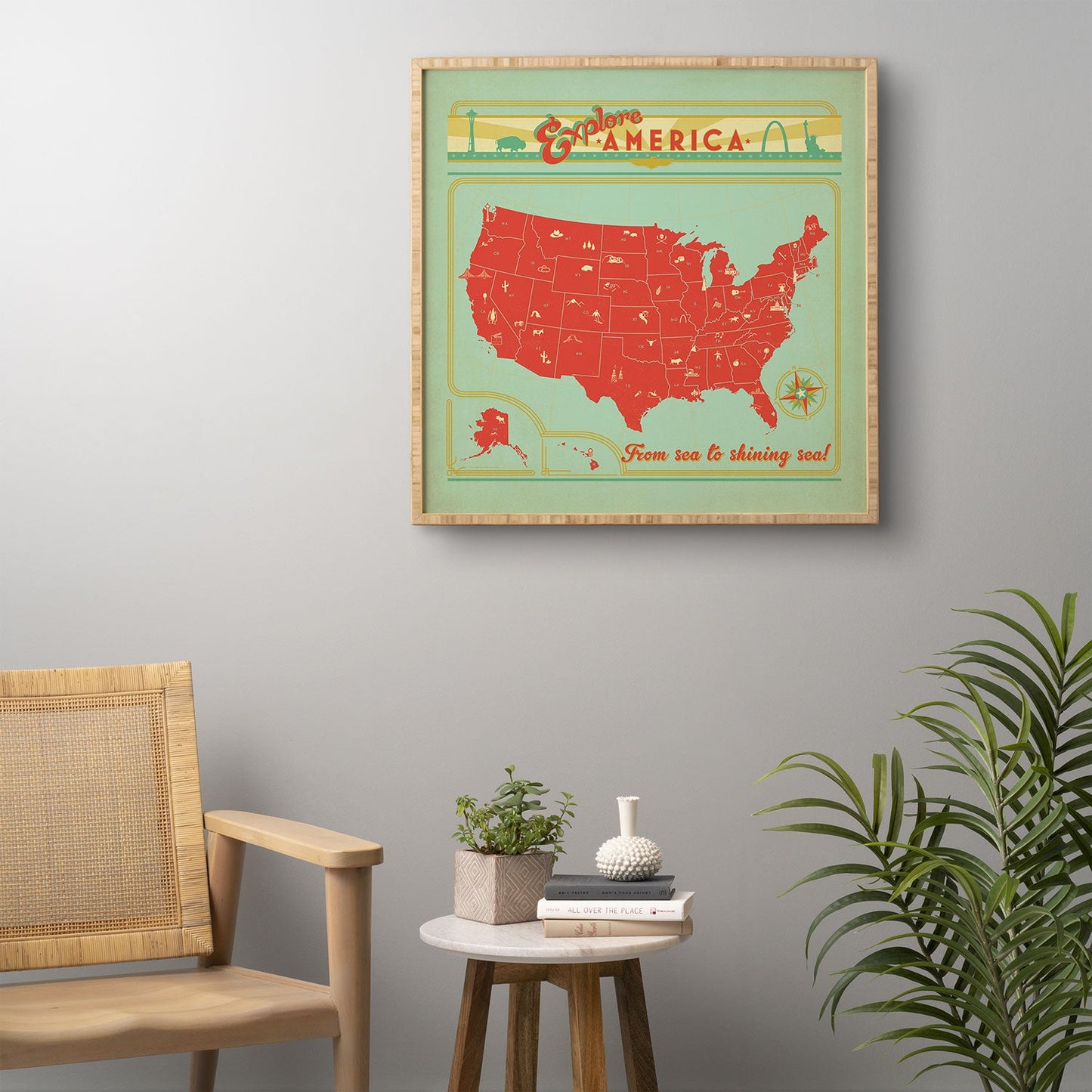 Anderson Design Group Explore America Framed Wall Art