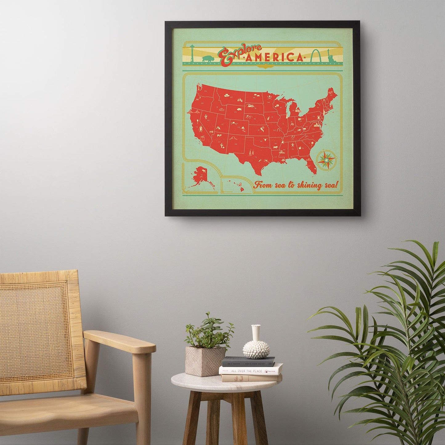 Anderson Design Group Explore America Framed Wall Art