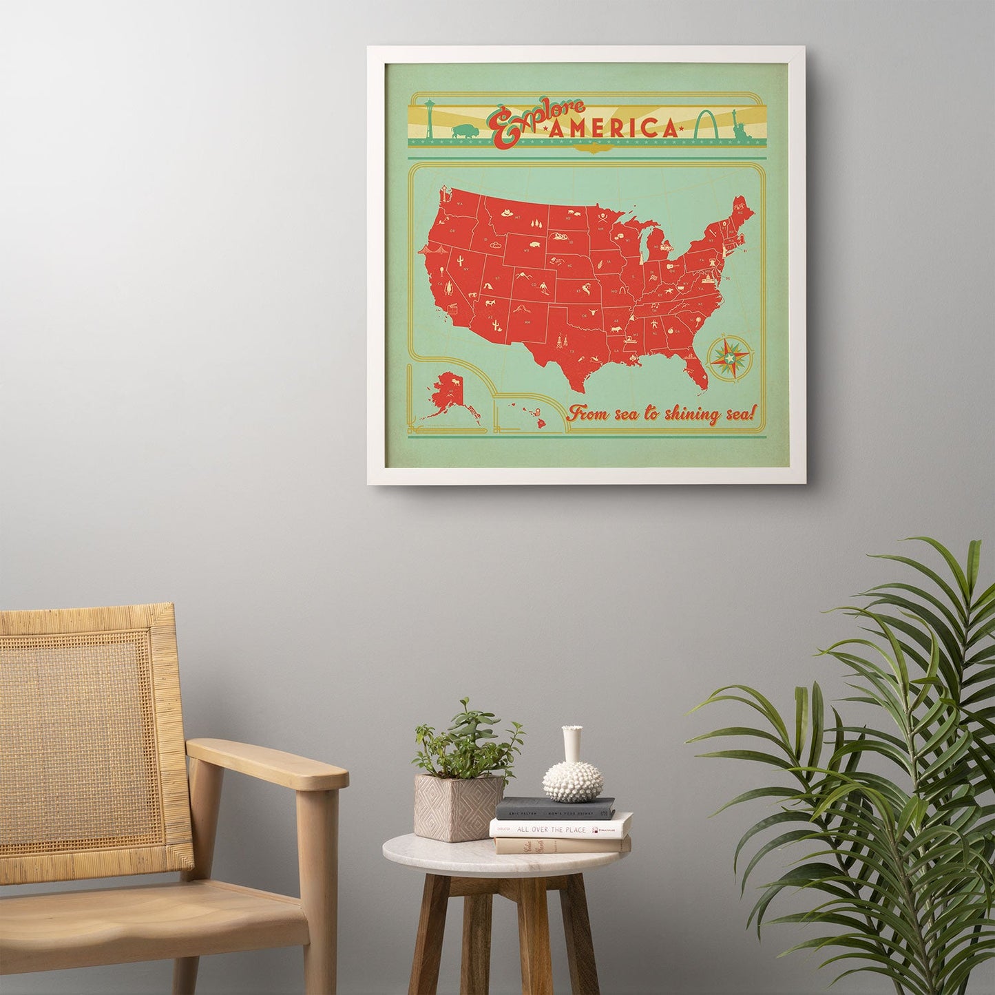 Anderson Design Group Explore America Framed Wall Art