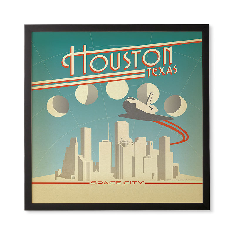Anderson Design Group Houston Framed Wall Art