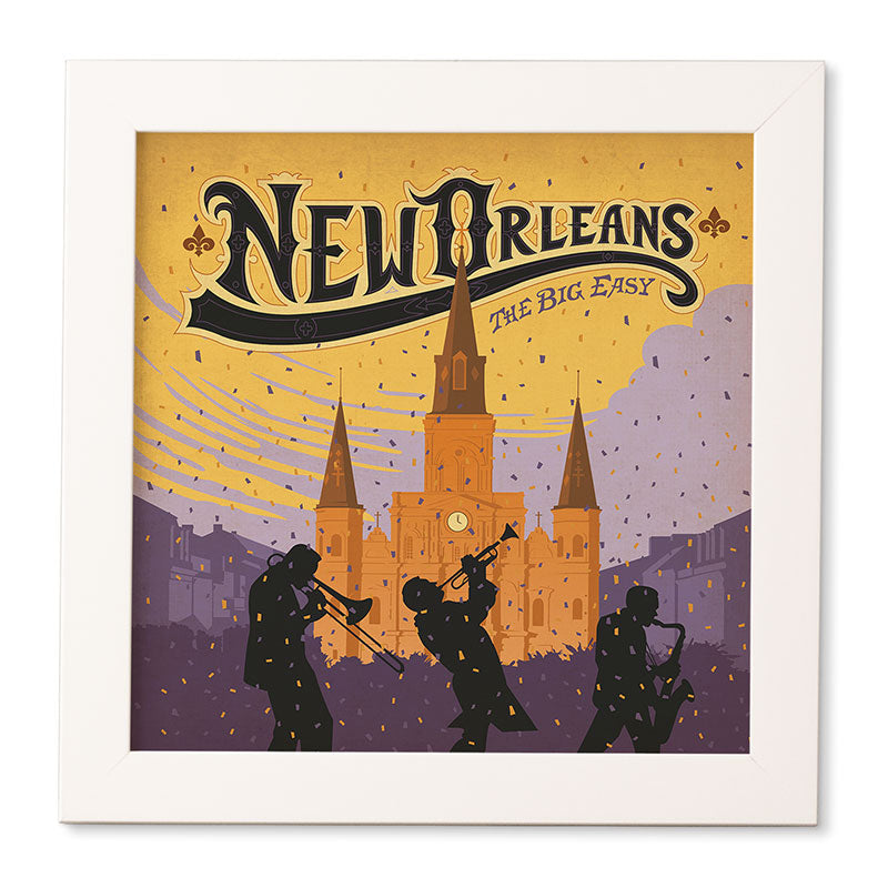 Anderson Design Group New Orleans 1 Framed Wall Art