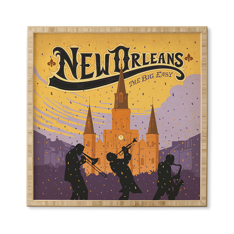 Anderson Design Group New Orleans 1 Framed Wall Art