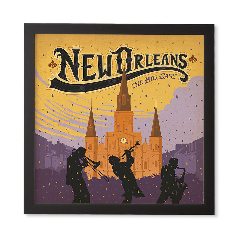 Anderson Design Group New Orleans 1 Framed Wall Art