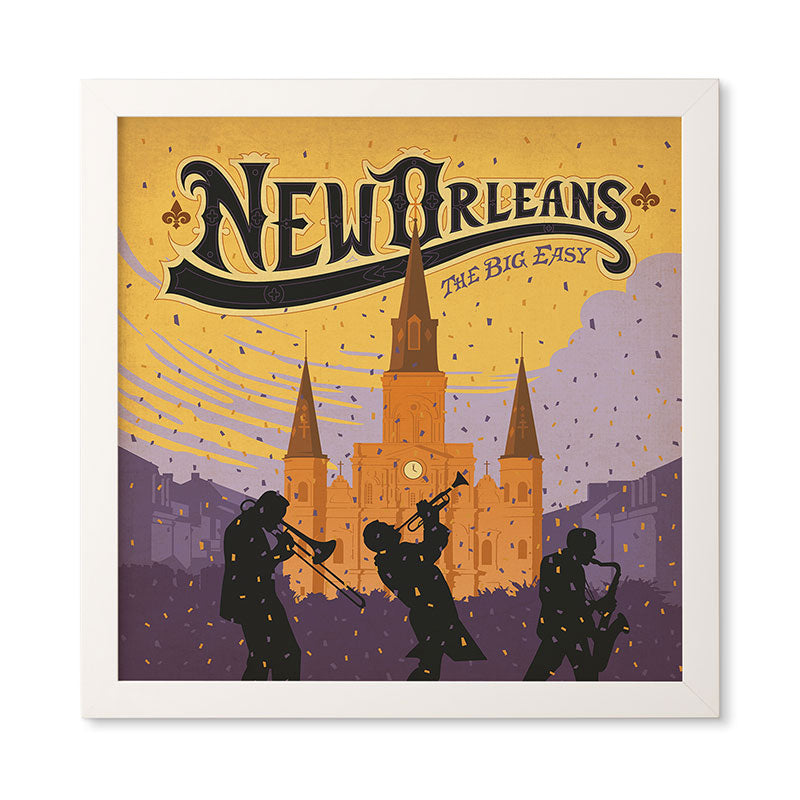 Anderson Design Group New Orleans 1 Framed Wall Art