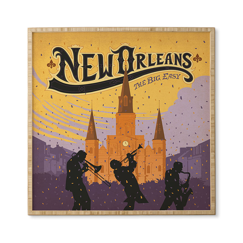 Anderson Design Group New Orleans 1 Framed Wall Art