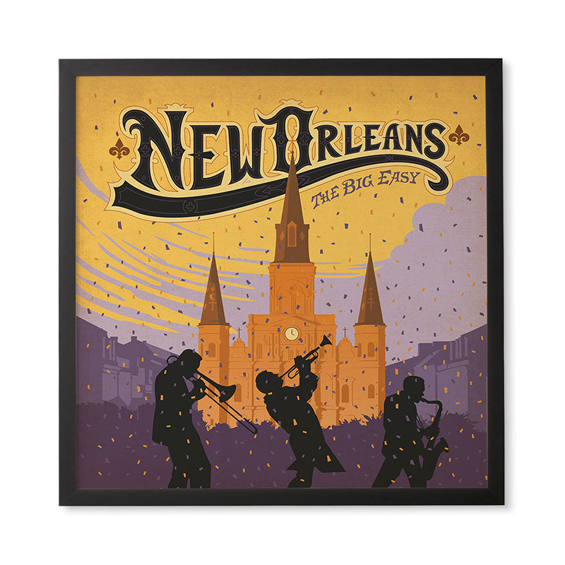 Anderson Design Group New Orleans 1 Framed Wall Art