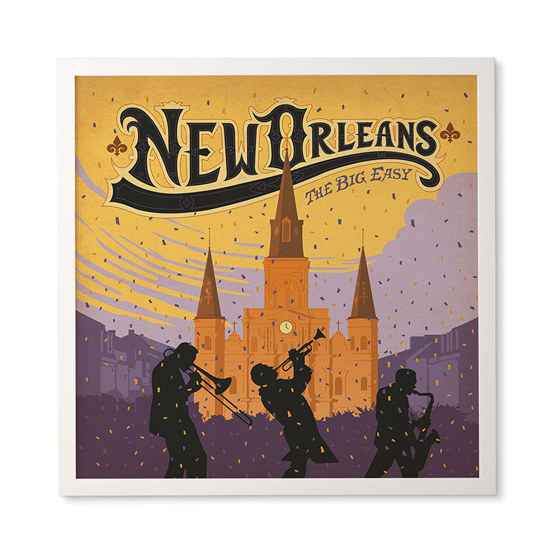 Anderson Design Group New Orleans 1 Framed Wall Art