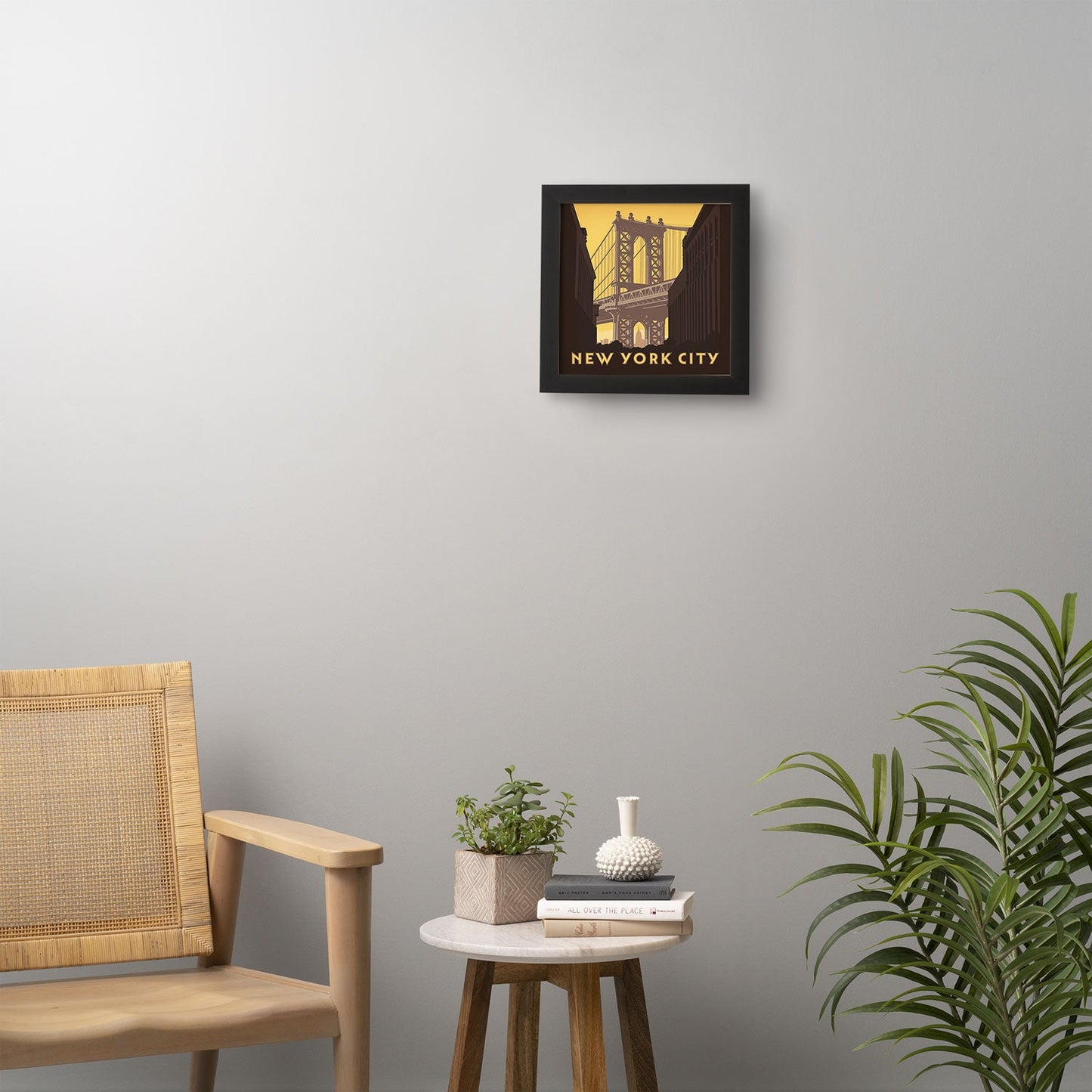 Anderson Design Group NYC Manhattan Bridge Framed Wall Art