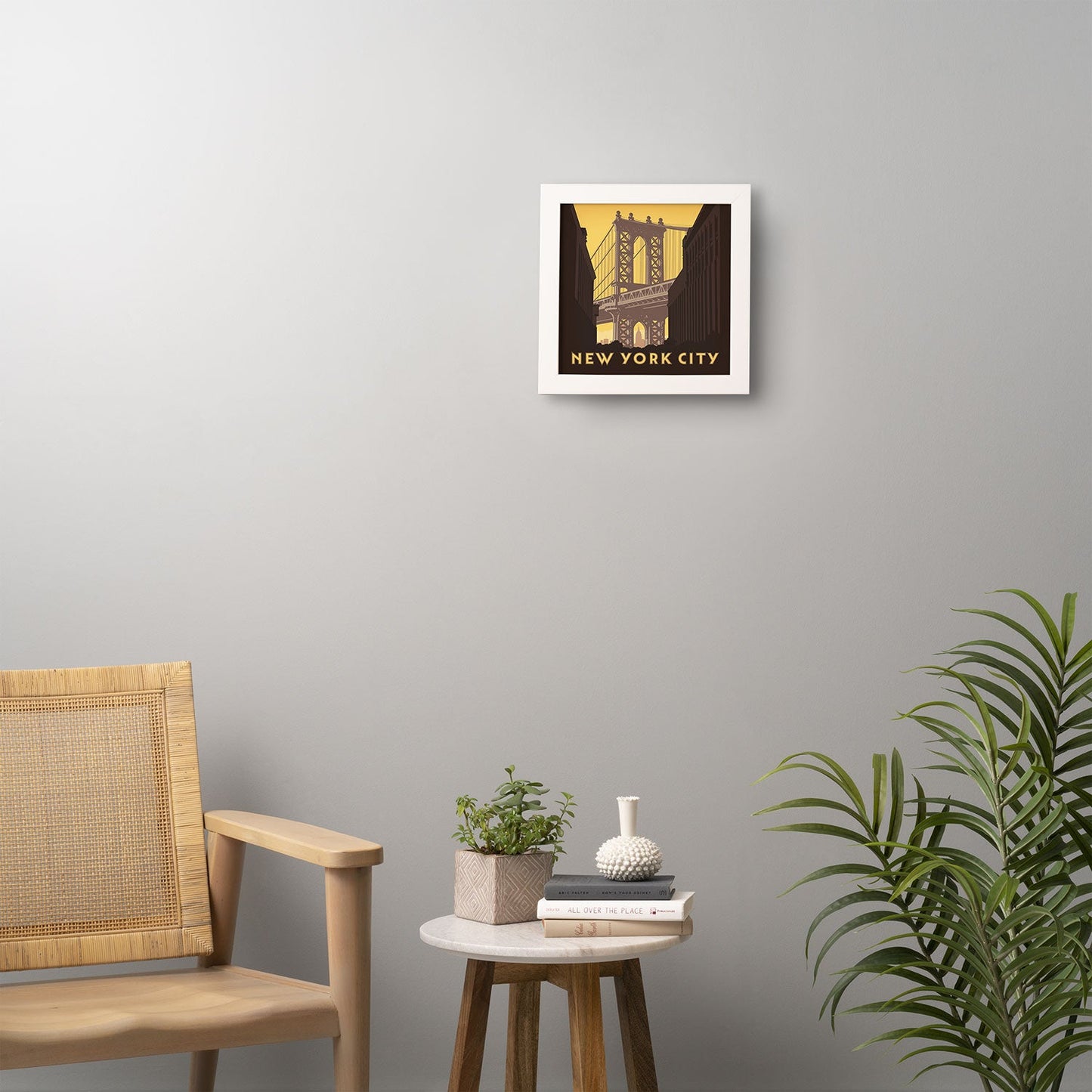 Anderson Design Group NYC Manhattan Bridge Framed Wall Art