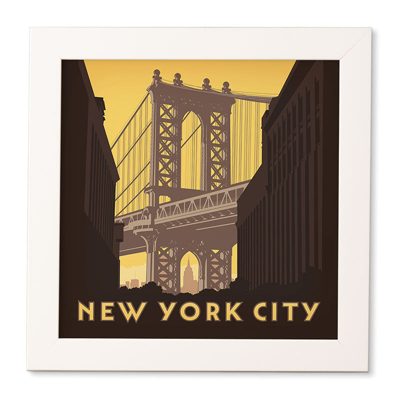 Anderson Design Group NYC Manhattan Bridge Framed Wall Art