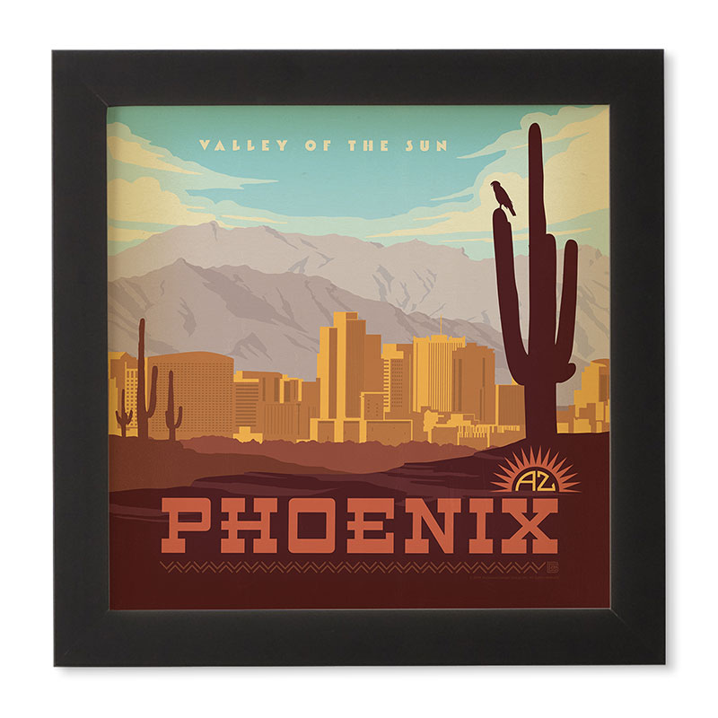 Anderson Design Group Phoenix Framed Wall Art