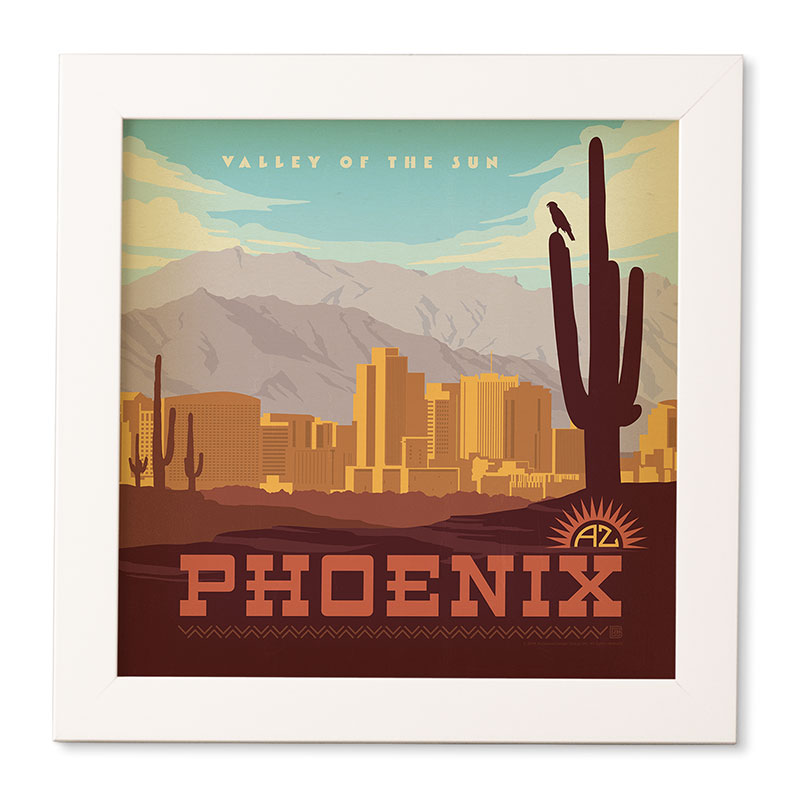 Anderson Design Group Phoenix Framed Wall Art