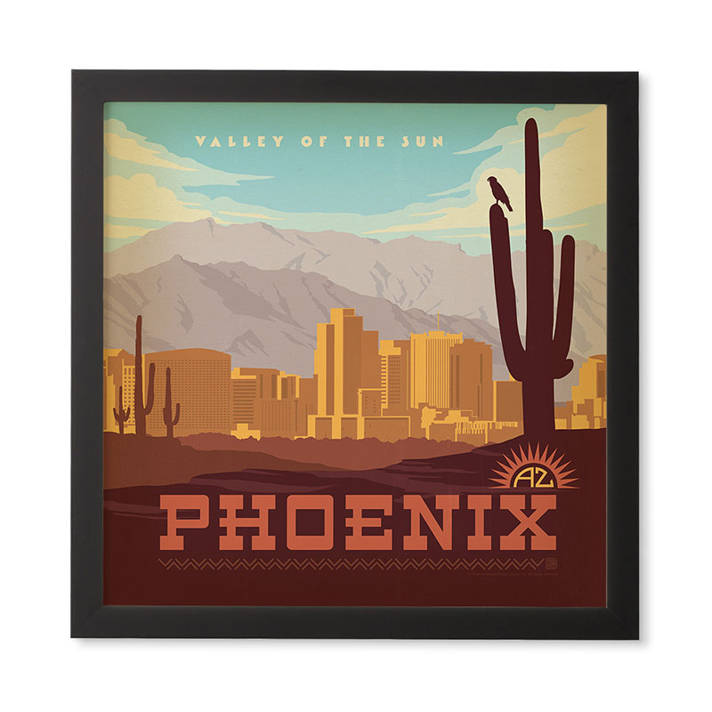 Anderson Design Group Phoenix Framed Wall Art