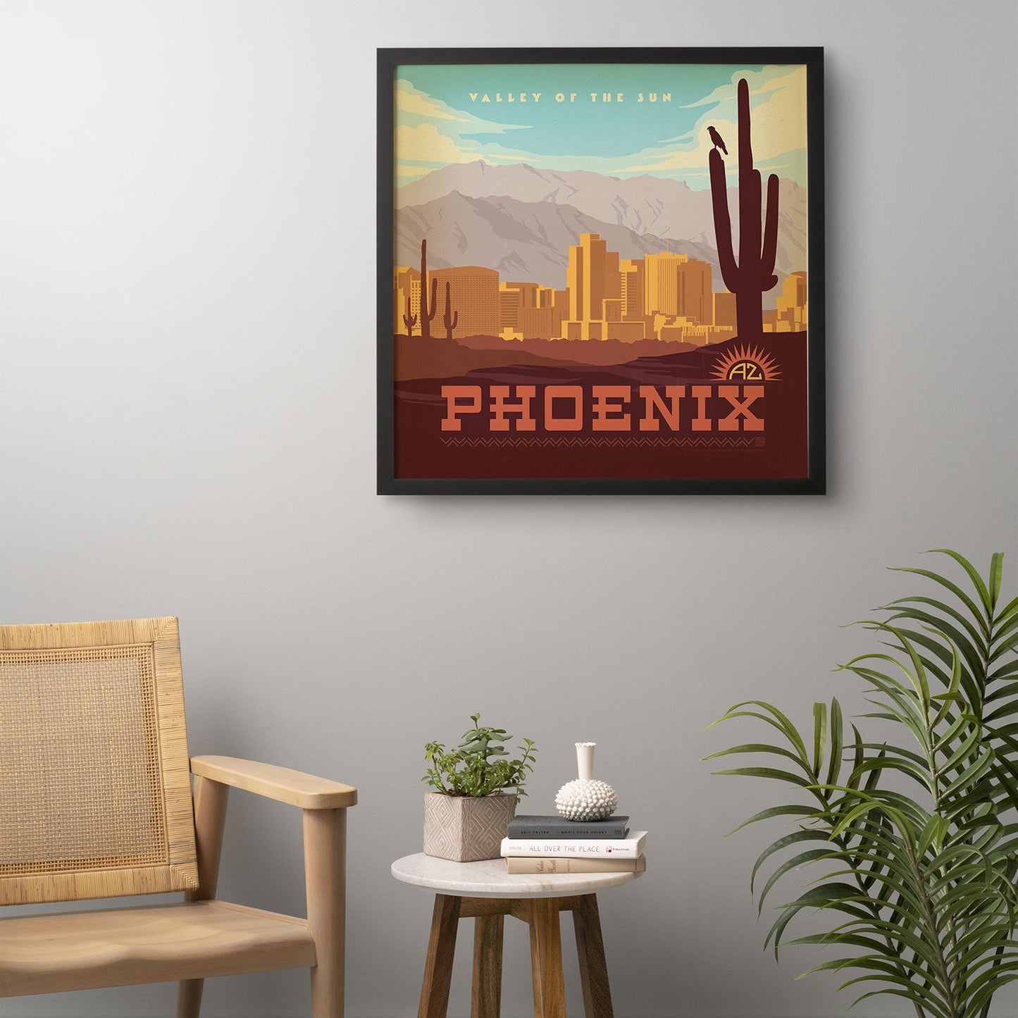 Anderson Design Group Phoenix Framed Wall Art