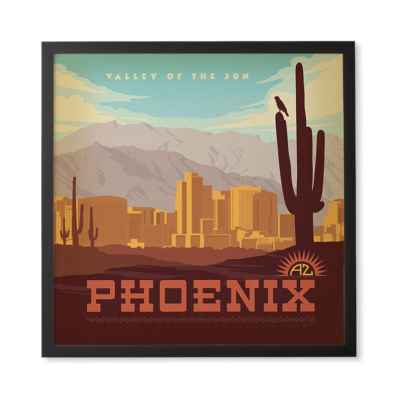 Anderson Design Group Phoenix Framed Wall Art