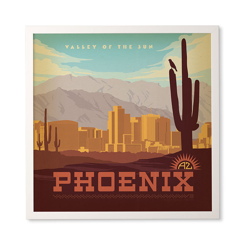 Anderson Design Group Phoenix Framed Wall Art