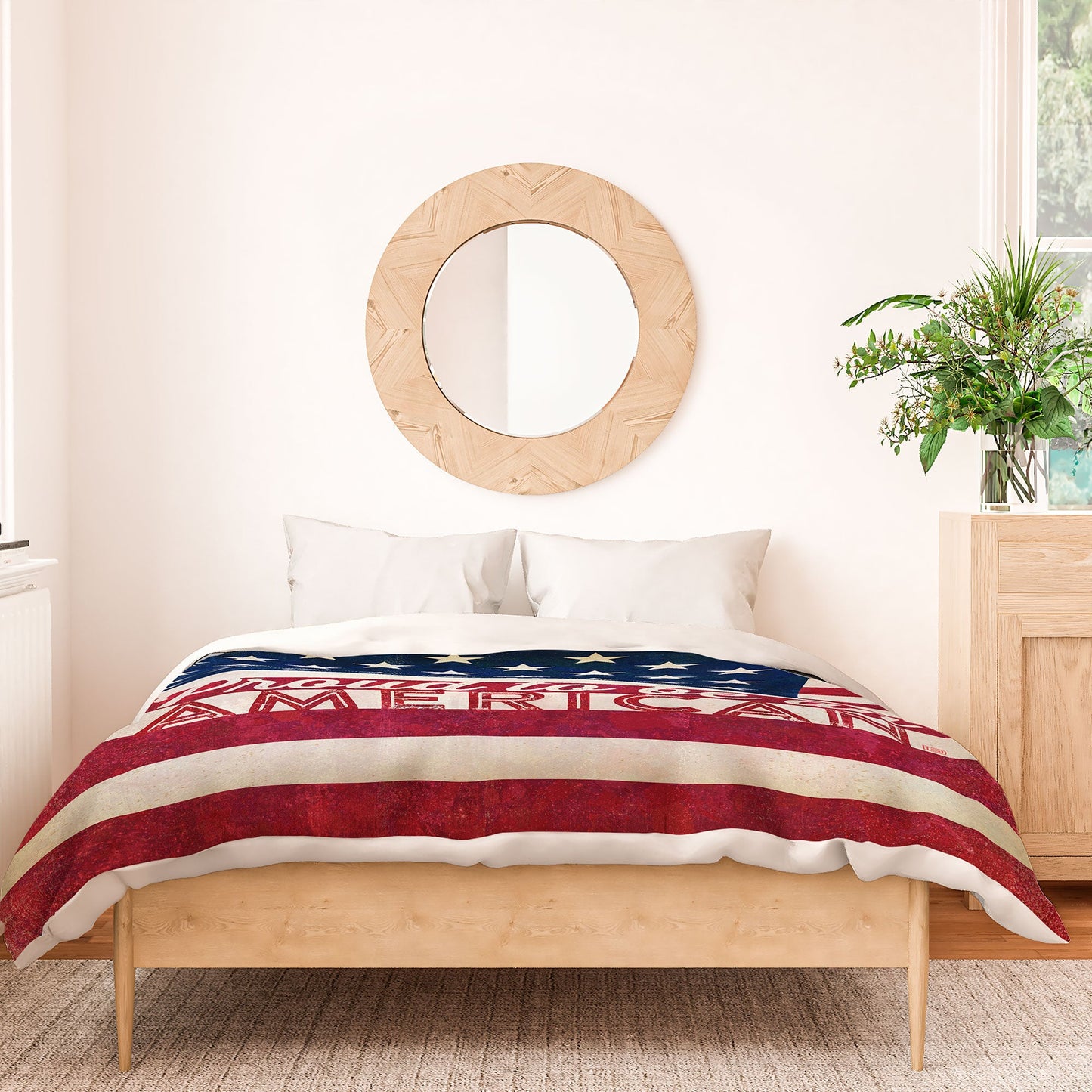 Anderson Design Group Proud To Be An American Flag Duvet Cover