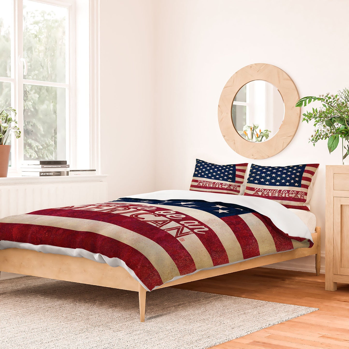 Anderson Design Group Proud To Be An American Flag Duvet Cover