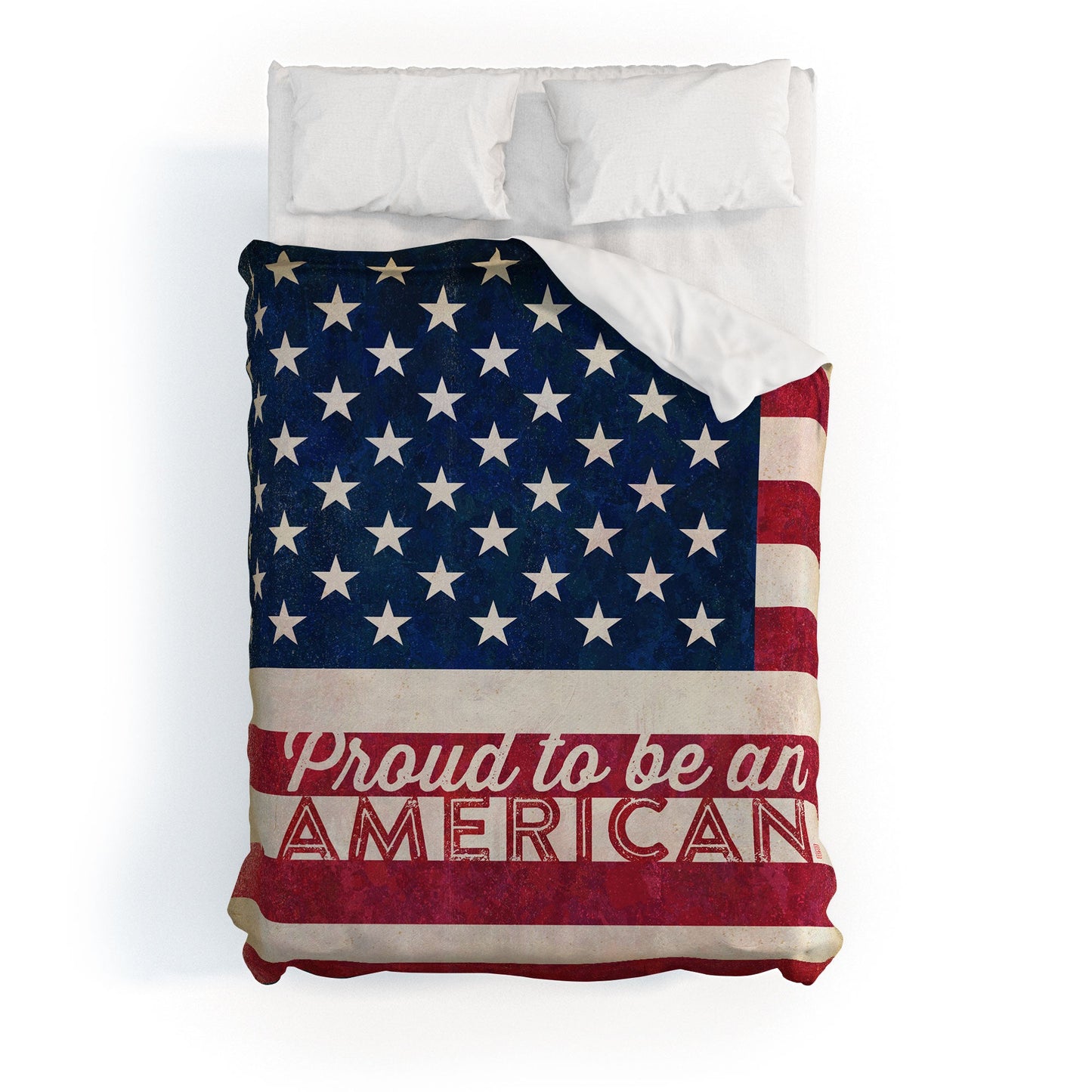 Anderson Design Group Proud To Be An American Flag Duvet Cover