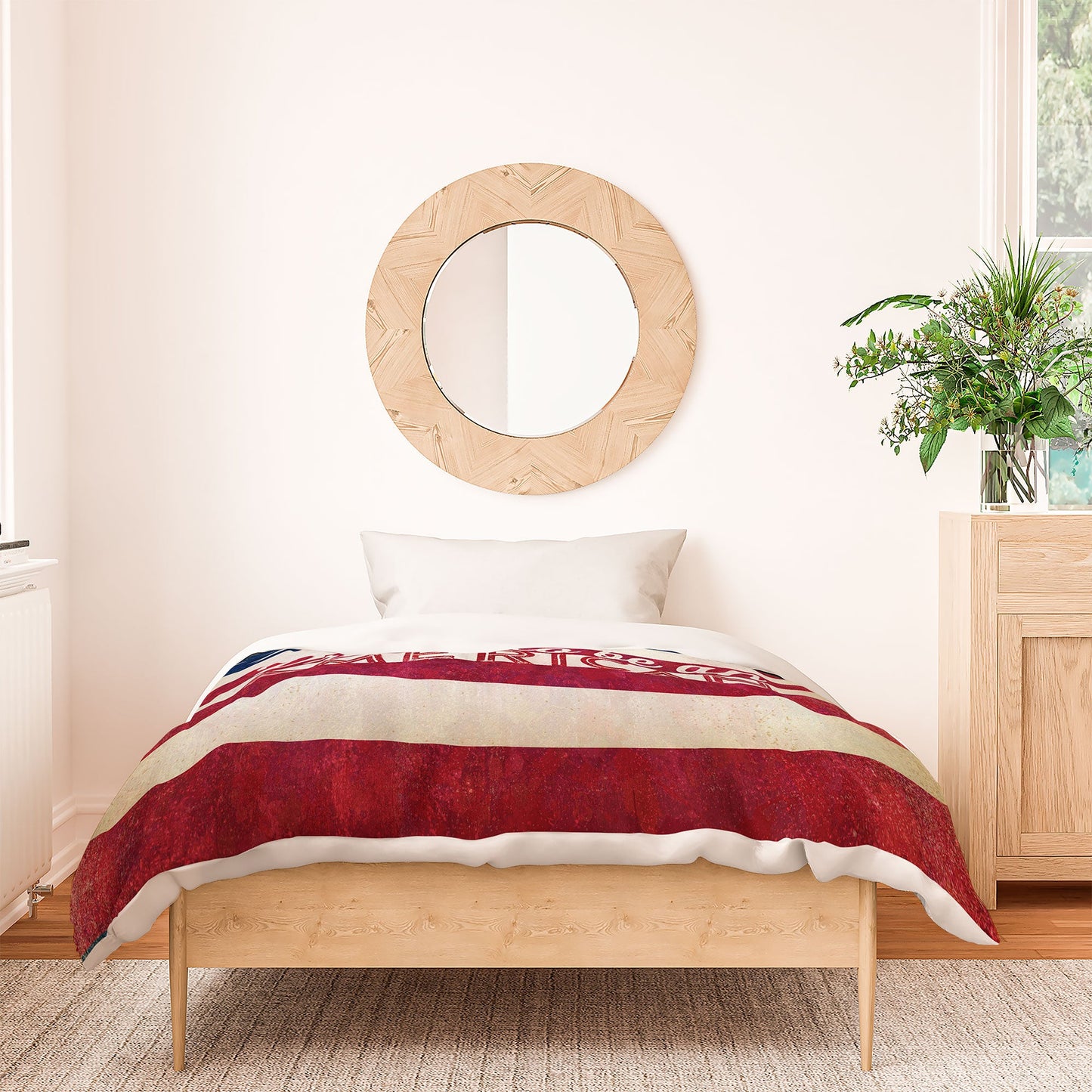 Anderson Design Group Proud To Be An American Flag Duvet Cover