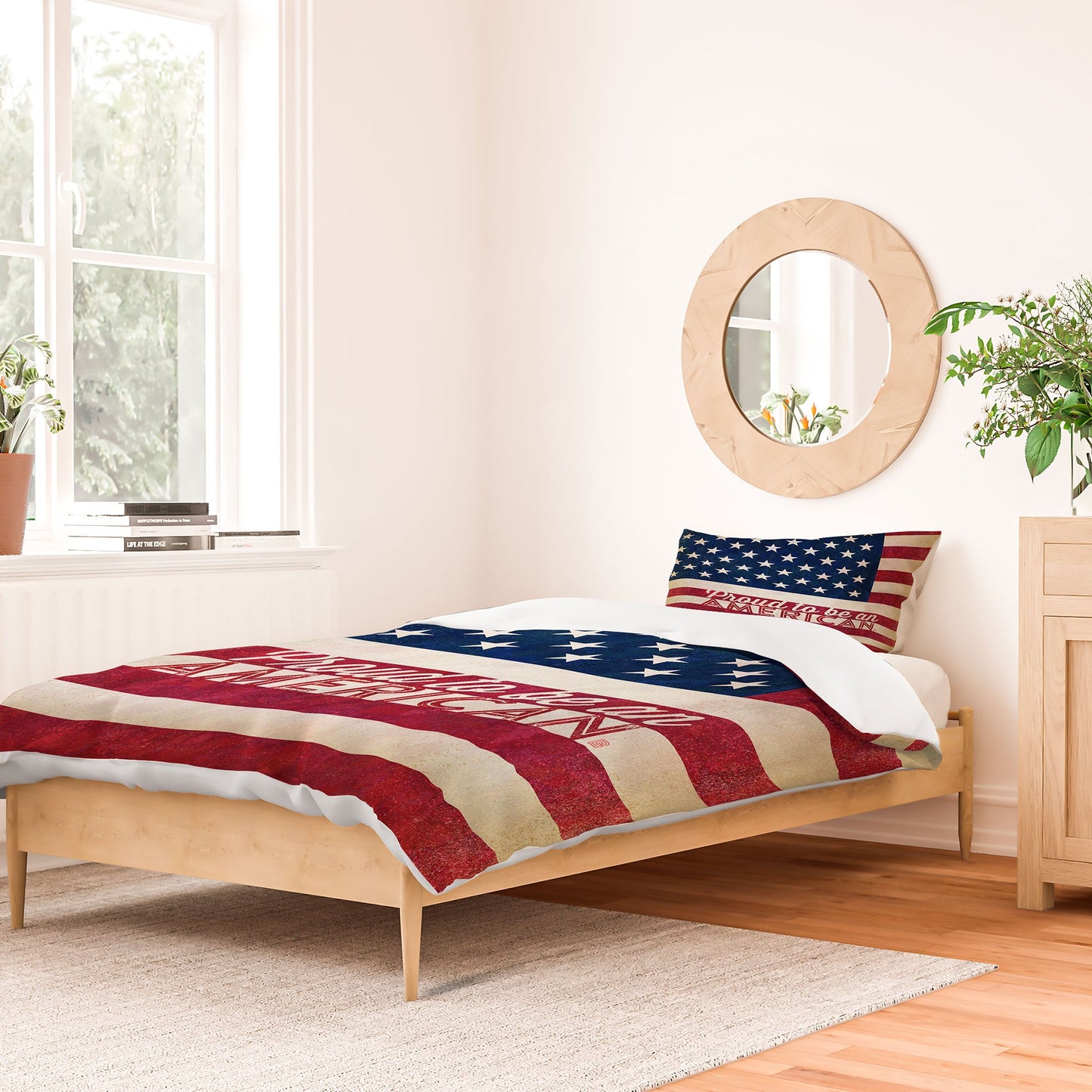 Anderson Design Group Proud To Be An American Flag Duvet Cover