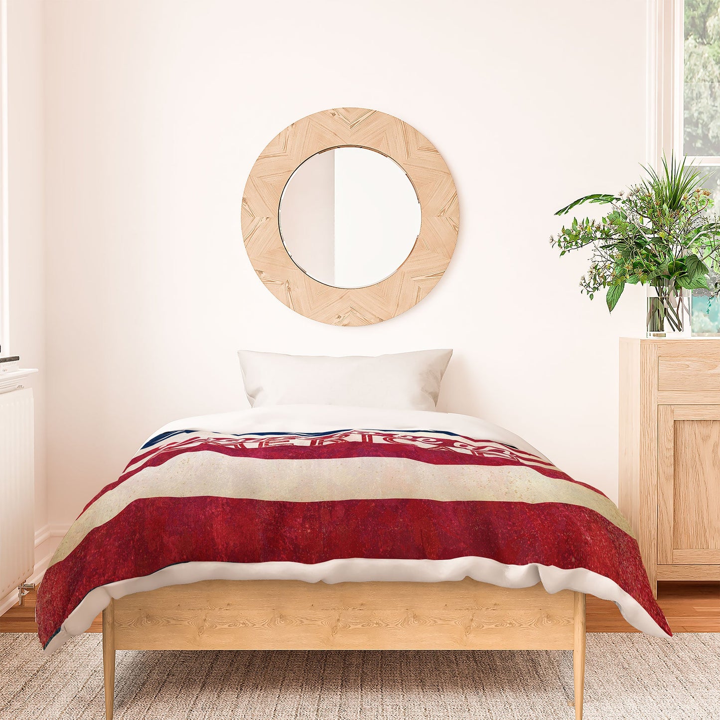 Anderson Design Group Proud To Be An American Flag Duvet Cover