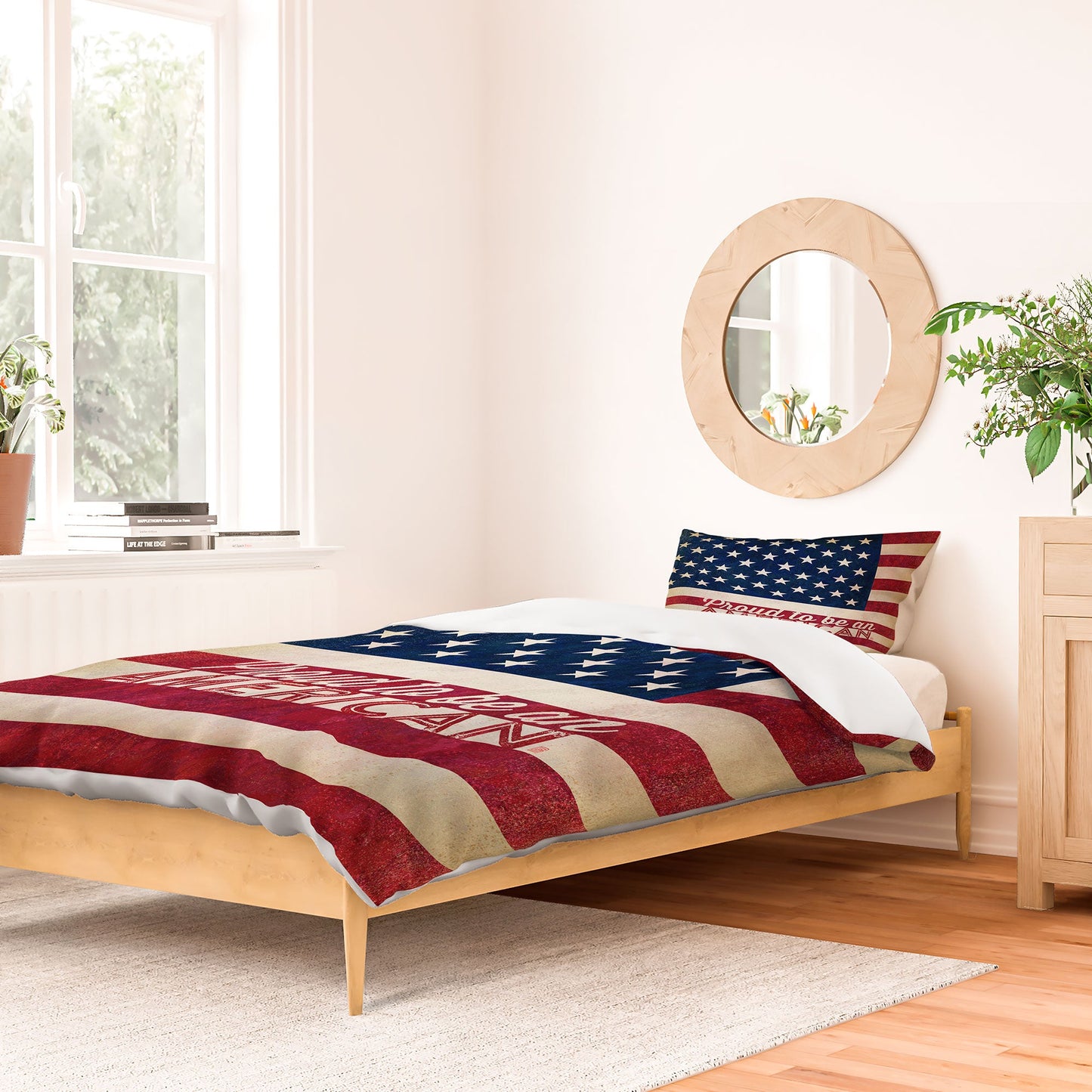 Anderson Design Group Proud To Be An American Flag Duvet Cover