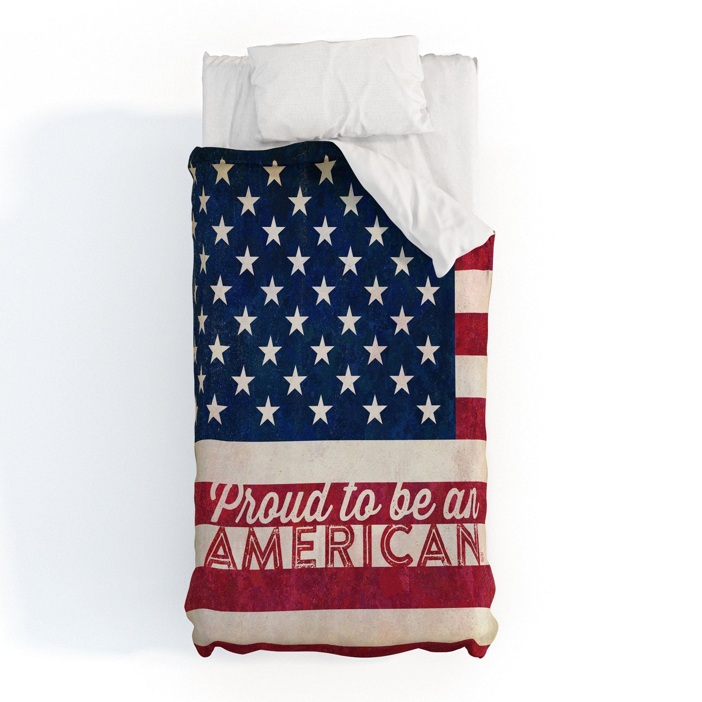 Anderson Design Group Proud To Be An American Flag Duvet Cover