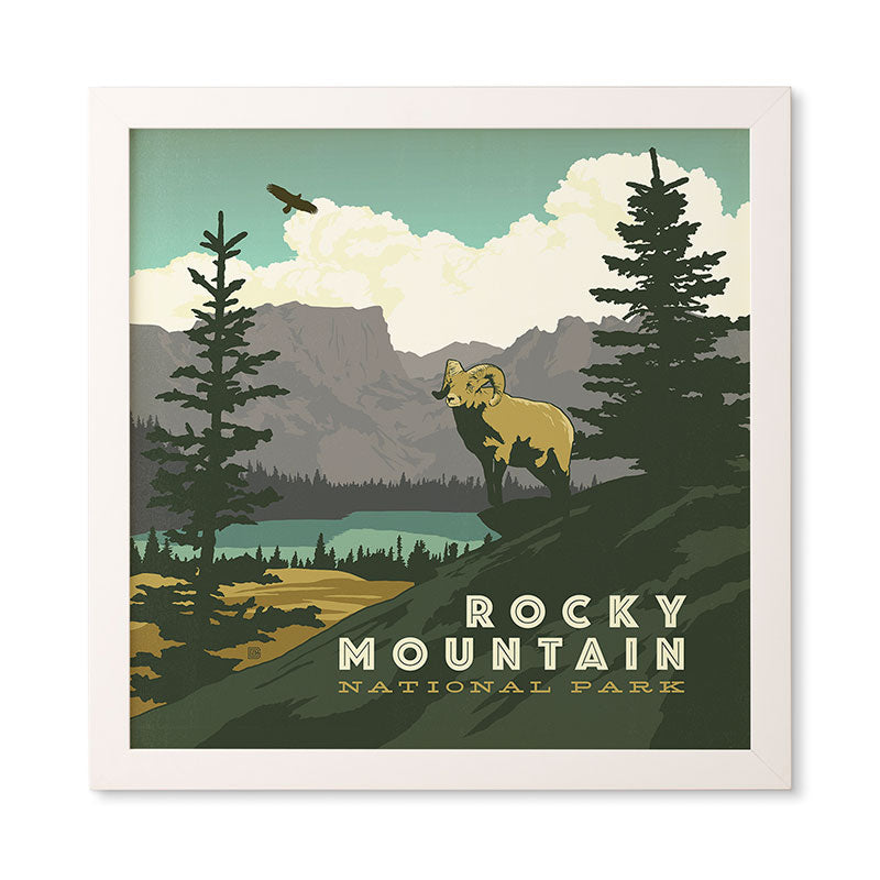Anderson Design Group Rocky Mountain National Park Framed Wall Art