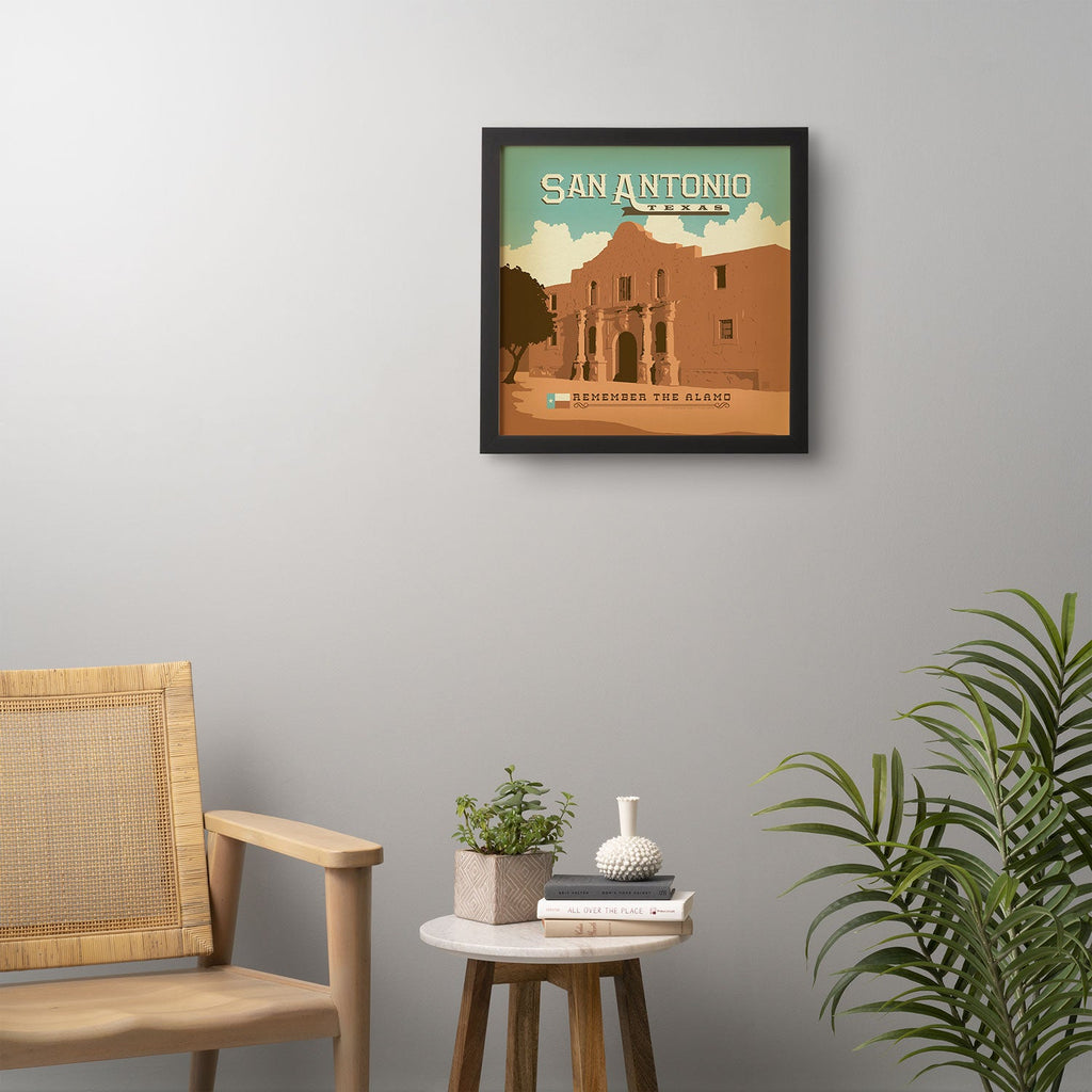 Anderson Design Group San Antonio Framed Wall Art