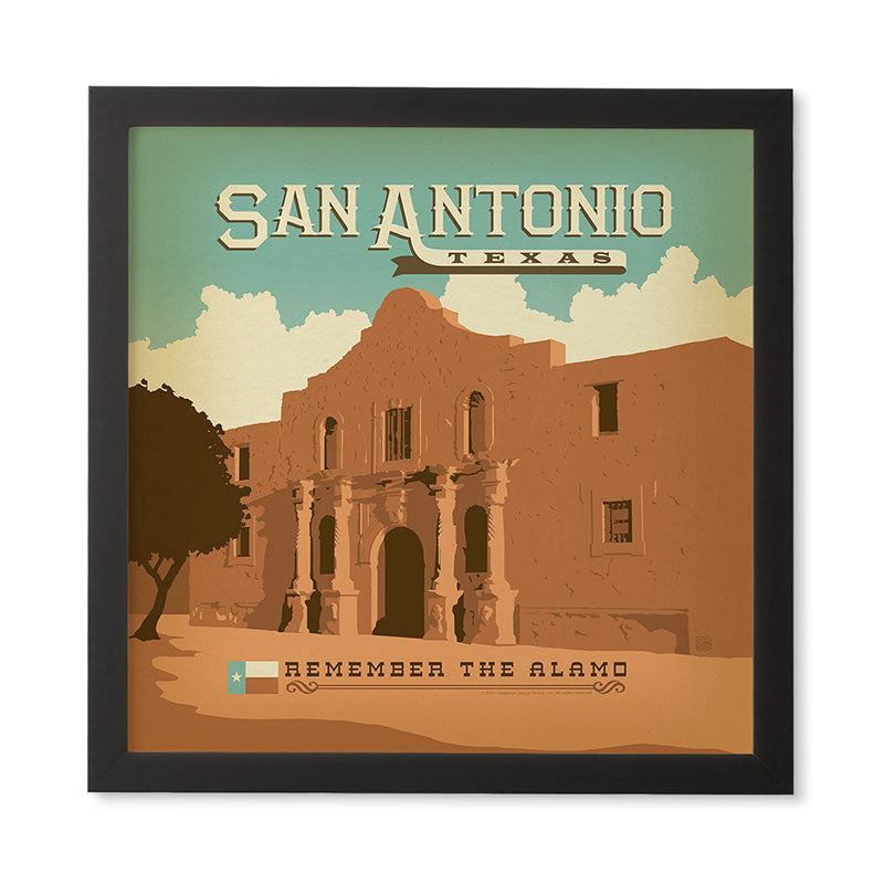 Anderson Design Group San Antonio Framed Wall Art