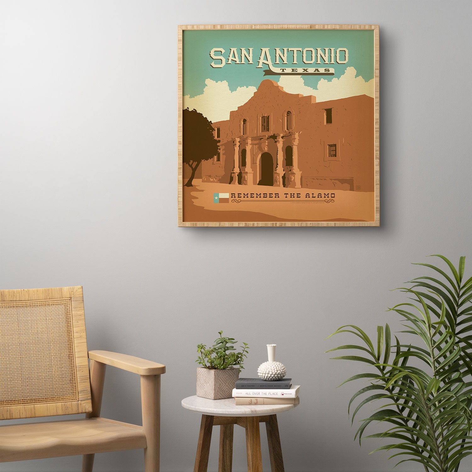 Anderson Design Group San Antonio Framed Wall Art