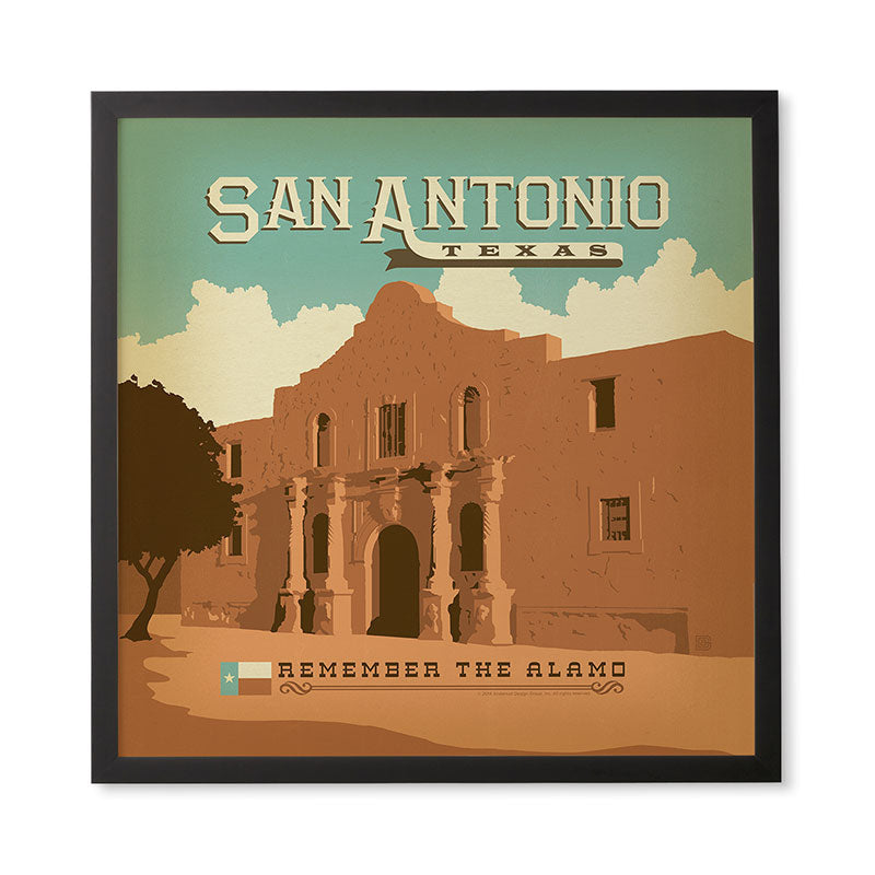 Anderson Design Group San Antonio Framed Wall Art