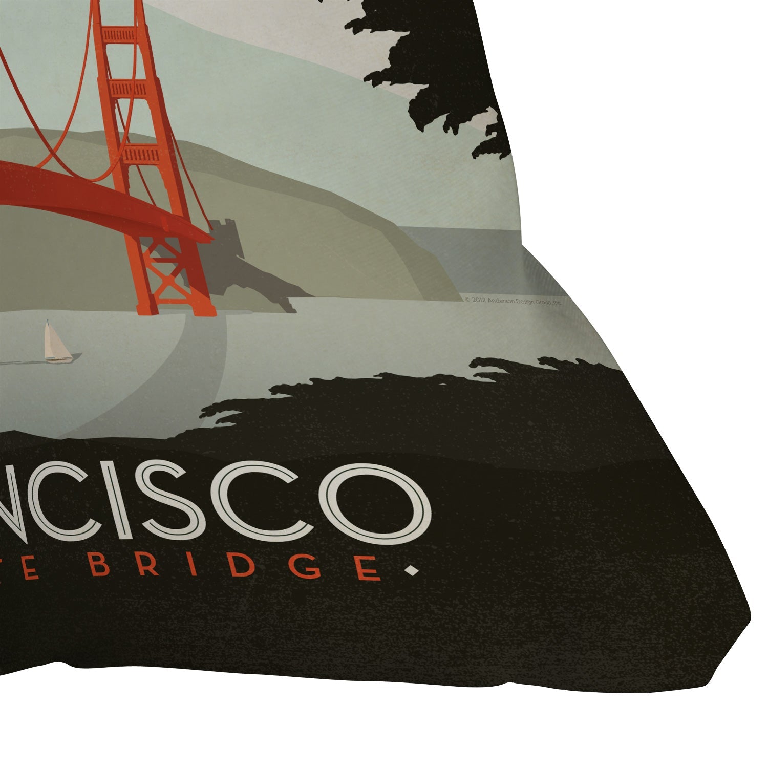 Anderson Design Group San Francisco Throw Pillow