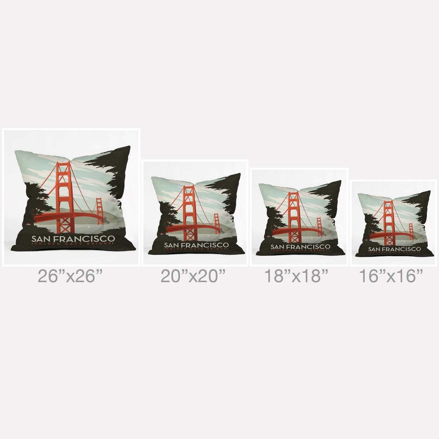 Anderson Design Group San Francisco Throw Pillow