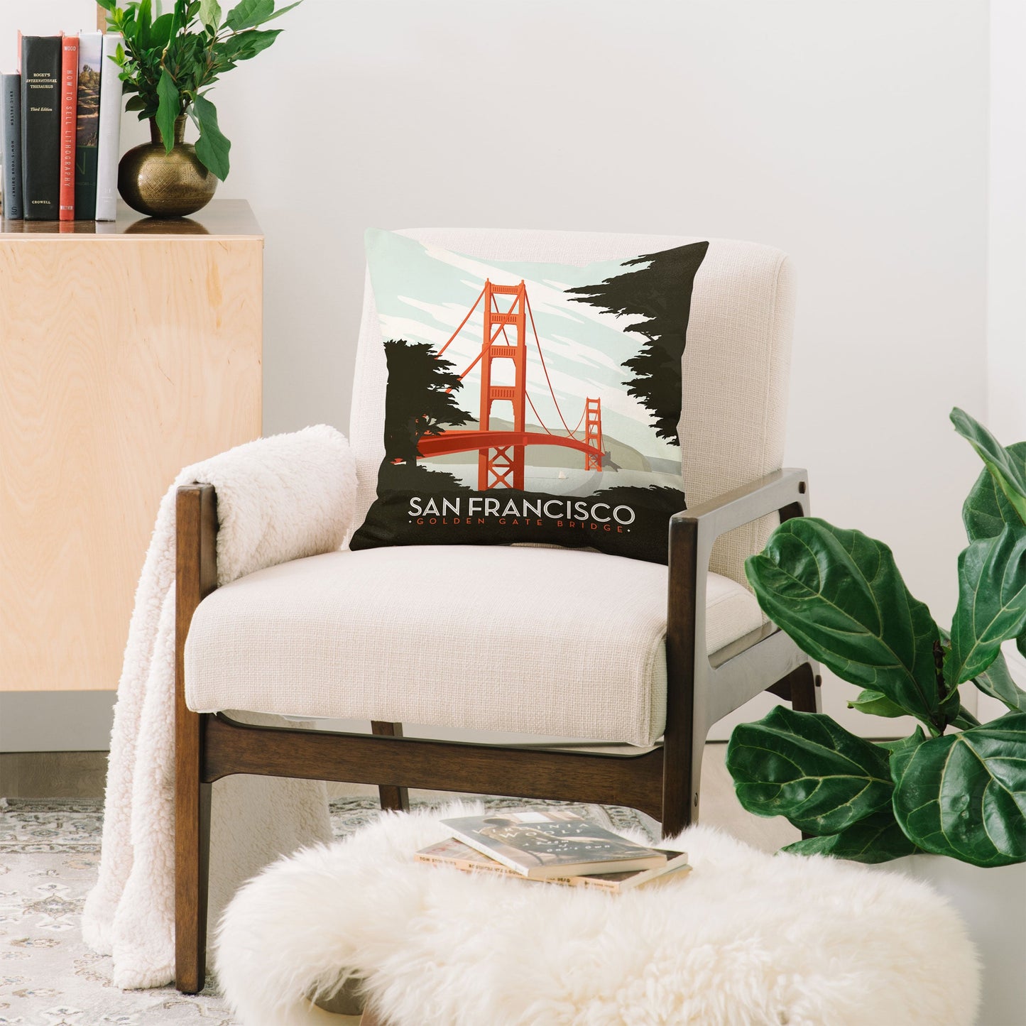 Anderson Design Group San Francisco Throw Pillow