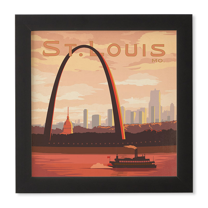 Anderson Design Group St Louis Framed Wall Art
