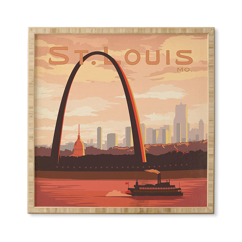 Anderson Design Group St Louis Framed Wall Art