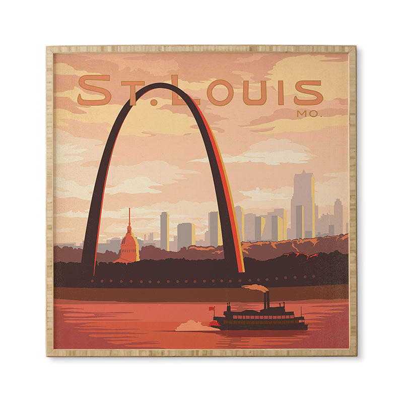 Anderson Design Group St Louis Framed Wall Art