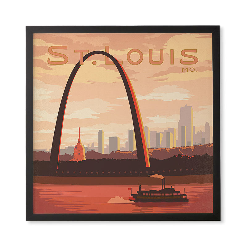 Anderson Design Group St Louis Framed Wall Art