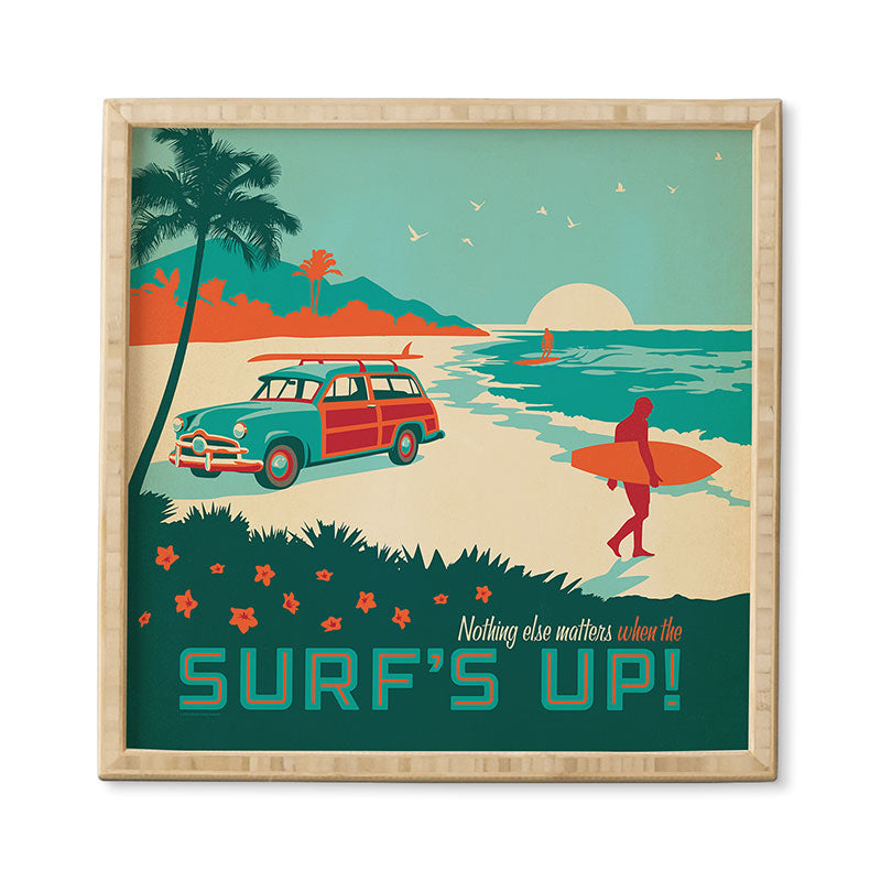Anderson Design Group Surfs Up Framed Wall Art