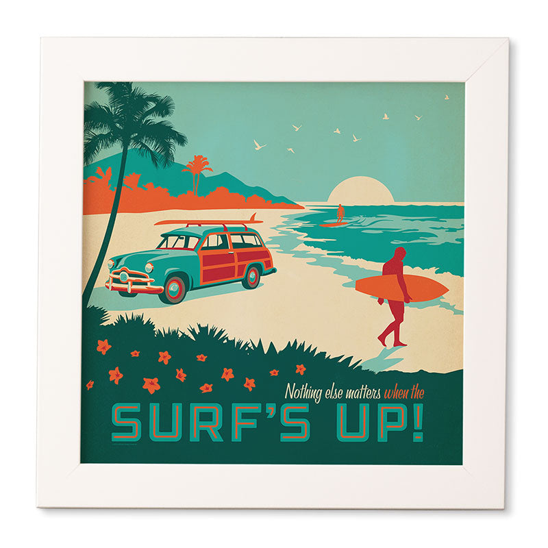 Anderson Design Group Surfs Up Framed Wall Art