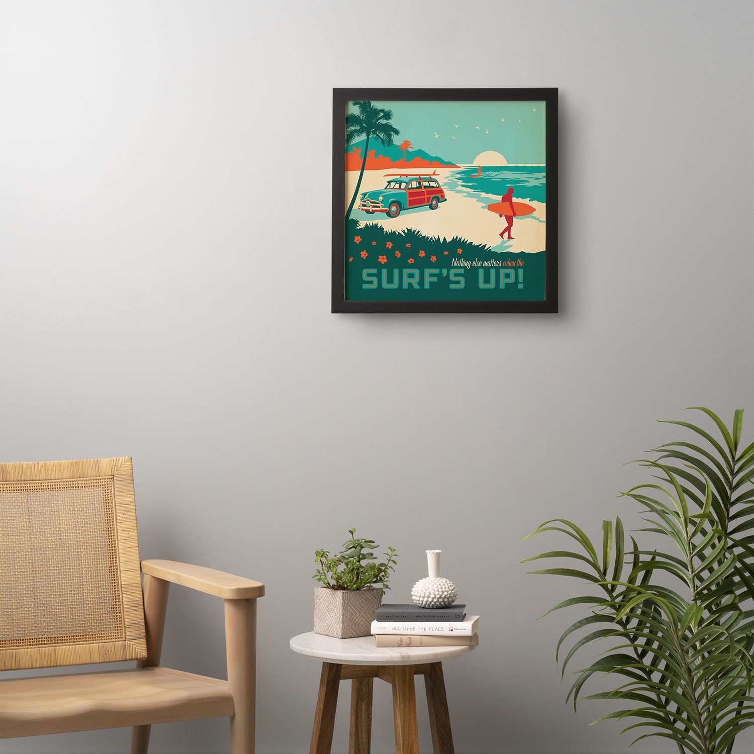 Anderson Design Group Surfs Up Framed Wall Art