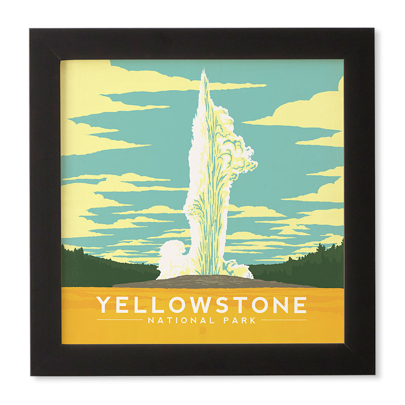 Anderson Design Group Yellowstone National Park Framed Wall Art